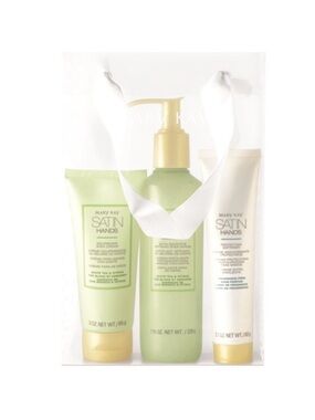 Mary Kay Satin Hands Trio - Green & Cream